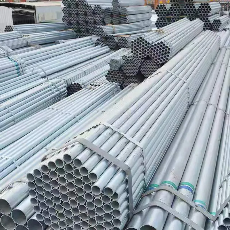 schedule 40 ASTM A53 BS1387 Hot Dip Galvanized Round Steel Pipe Structure GI Pipe Pre